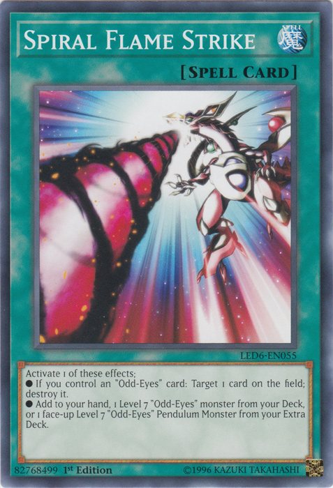 Spiral Flame Strike [LED6-EN055] Common | Jomio and Rueliete's Cards and Comics
