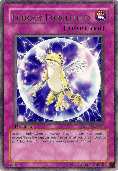 Froggy Forcefield [LODT-EN073] Rare | Jomio and Rueliete's Cards and Comics