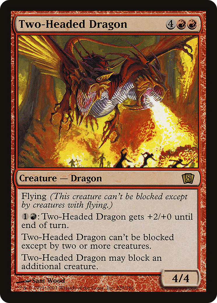Two-Headed Dragon (E3 2003) [Oversize Cards] | Jomio and Rueliete's Cards and Comics