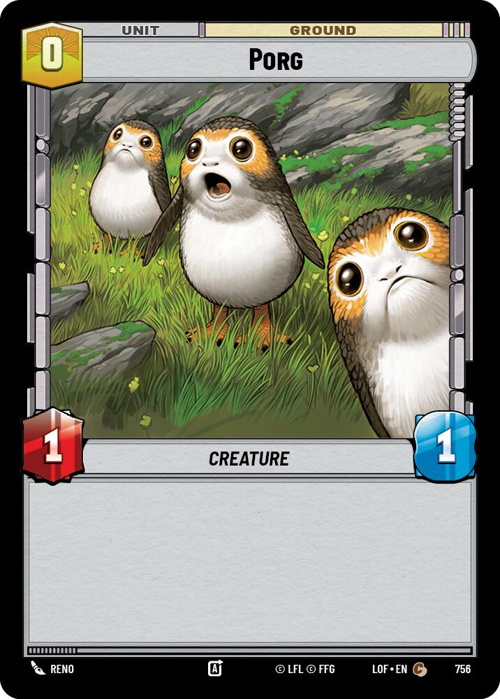 Porg (756) (Foil) (756) [Legends of the Force] | Jomio and Rueliete's Cards and Comics