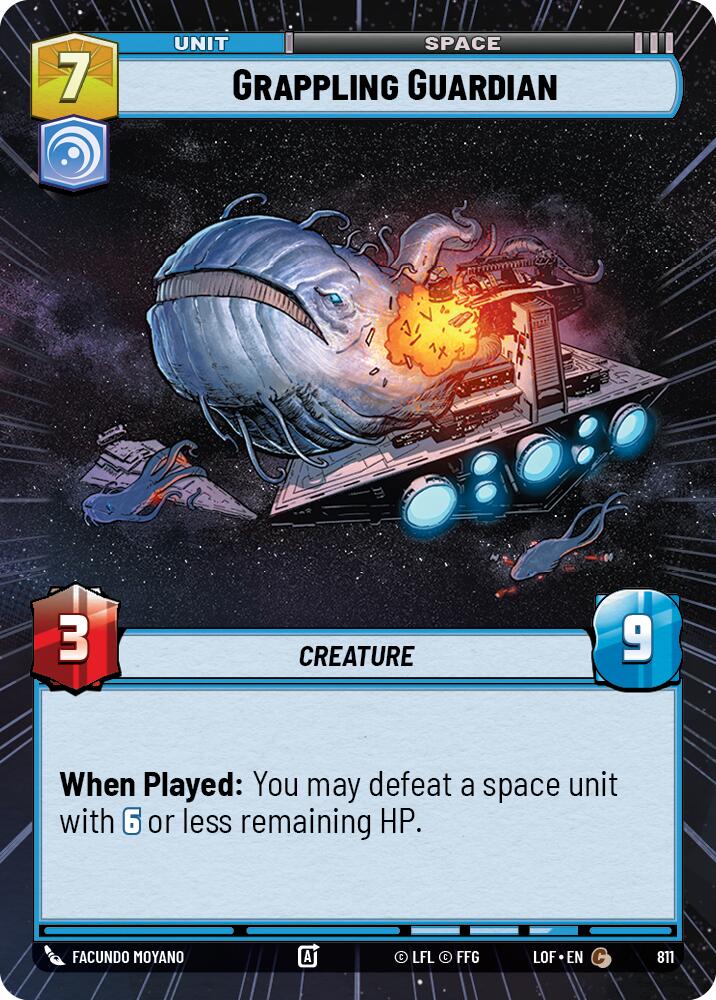 Grappling Guardian (811) (Hyperspace Foil) (811) [Legends of the Force] | Jomio and Rueliete's Cards and Comics