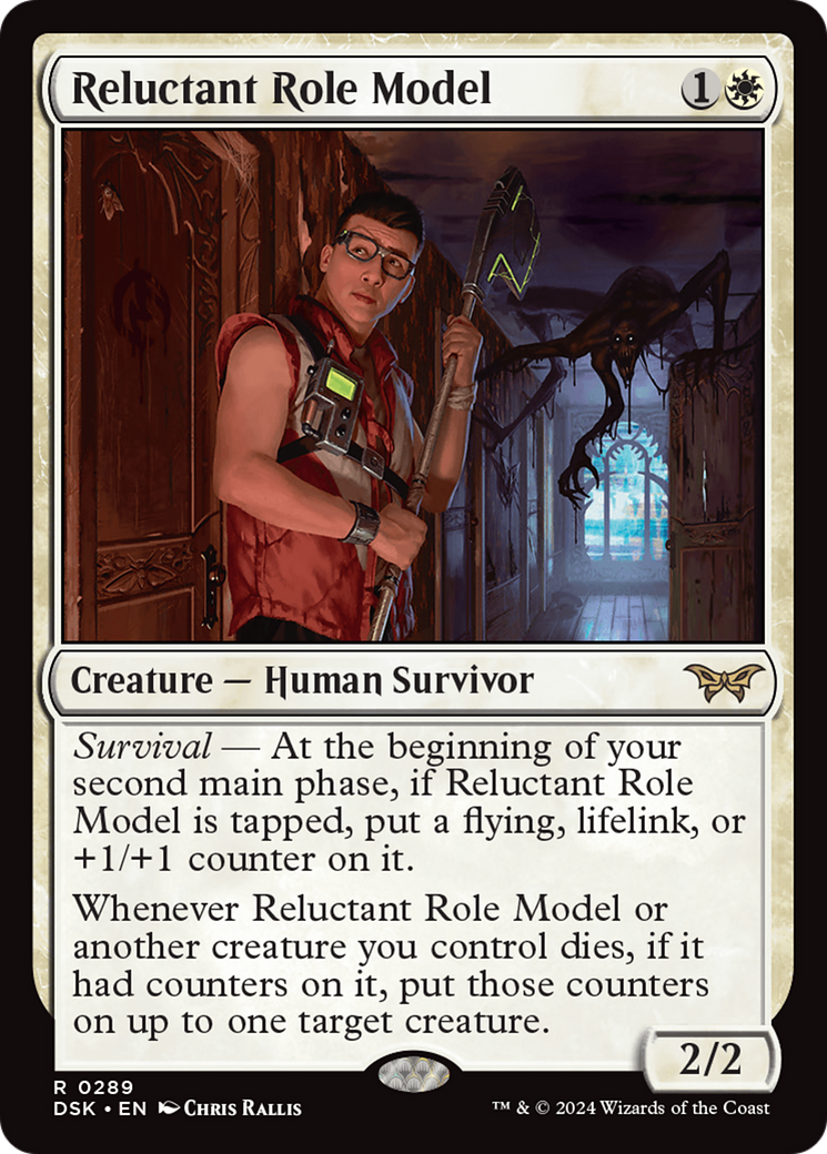 Reluctant Role Model (0289) [Duskmourn: House of Horror] | Jomio and Rueliete's Cards and Comics
