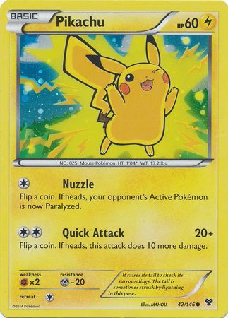Pikachu (42/146) (2014 Movie Promo) [Miscellaneous Cards] | Jomio and Rueliete's Cards and Comics