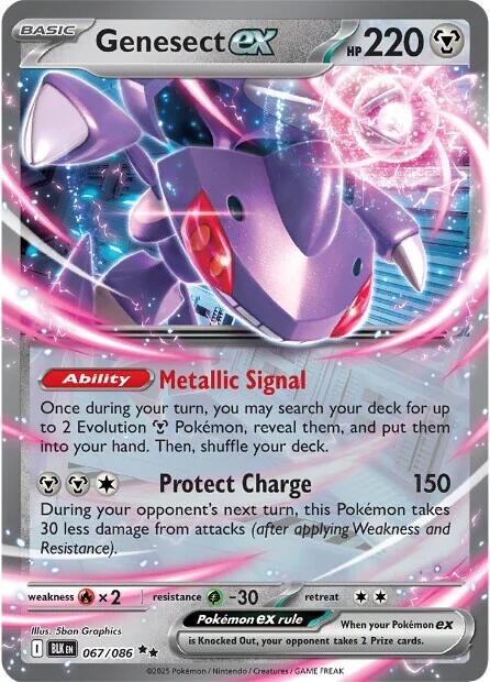 Genesect ex (067/086) [Scarlet & Violet: Black Bolt] | Jomio and Rueliete's Cards and Comics