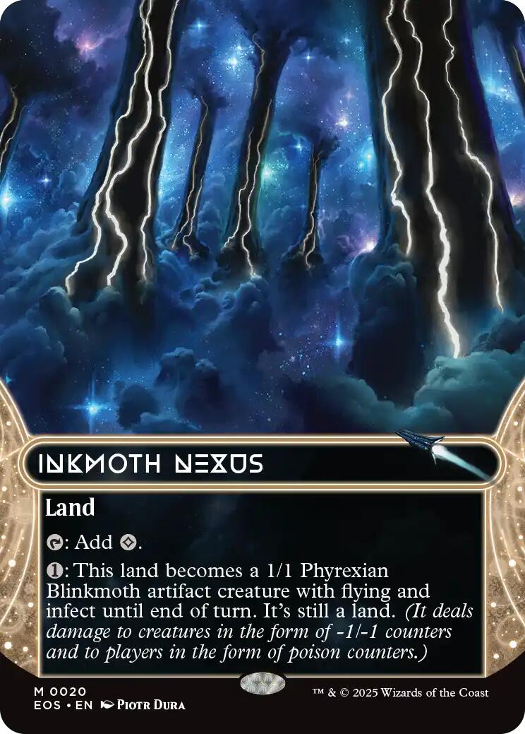 Inkmoth Nexus (0020) (Borderless) [Edge of Eternities: Stellar Sights] | Jomio and Rueliete's Cards and Comics