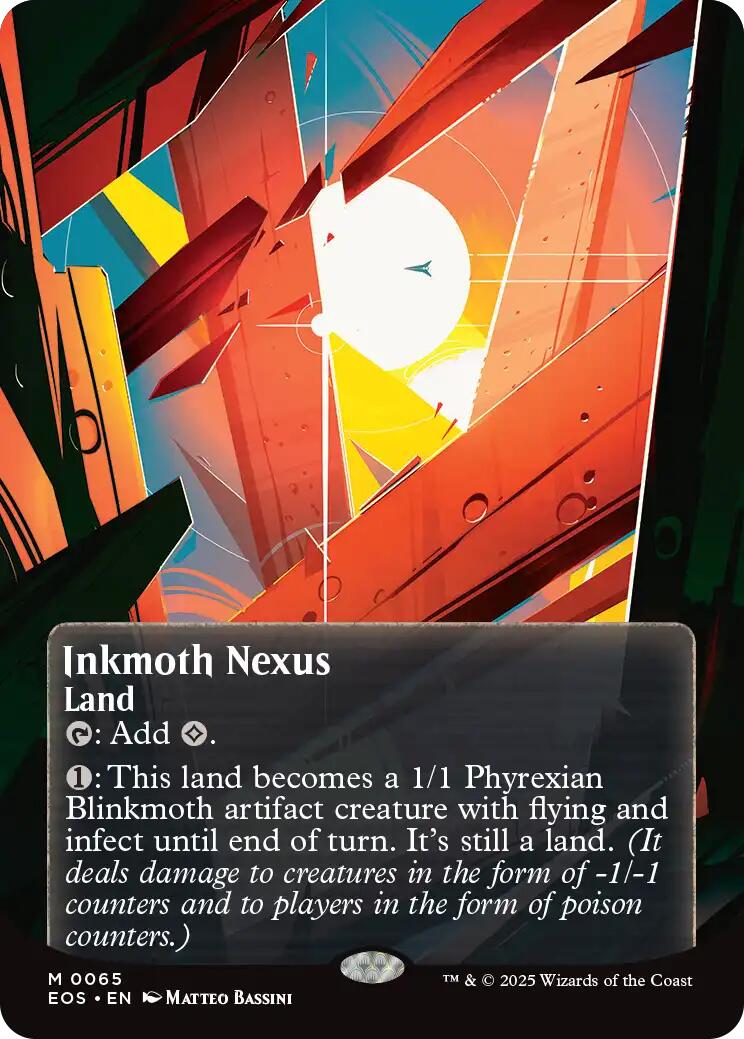 Inkmoth Nexus (0065) (Borderless) [Edge of Eternities: Stellar Sights] | Jomio and Rueliete's Cards and Comics