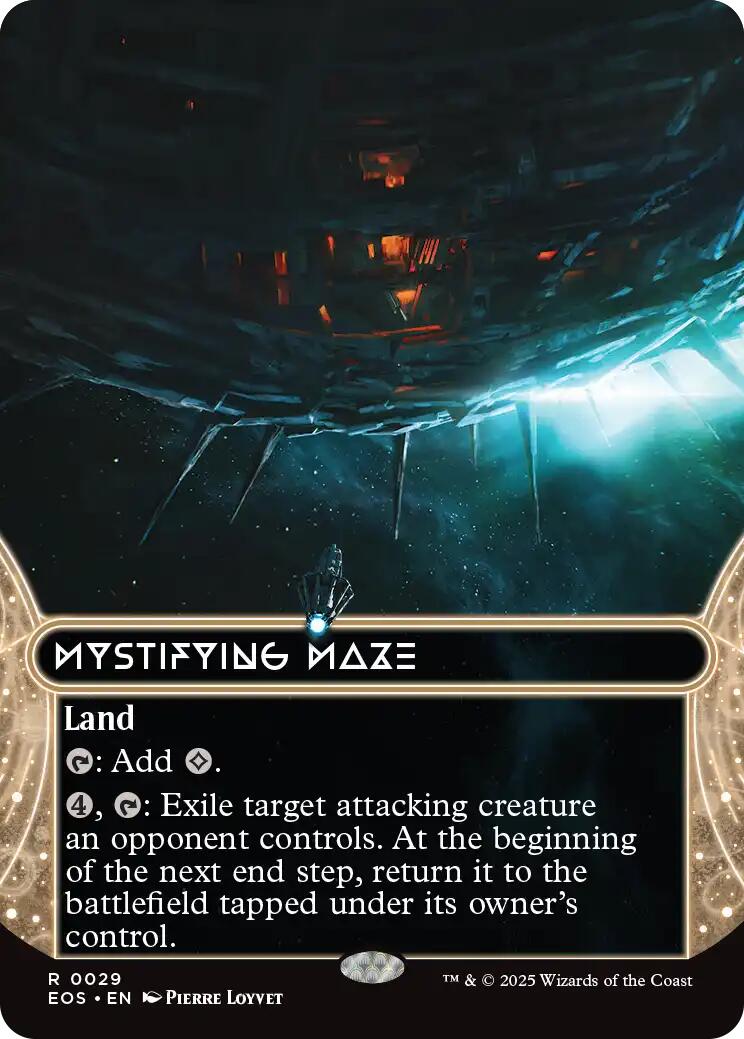 Mystifying Maze (0029) (Borderless) [Edge of Eternities: Stellar Sights] | Jomio and Rueliete's Cards and Comics