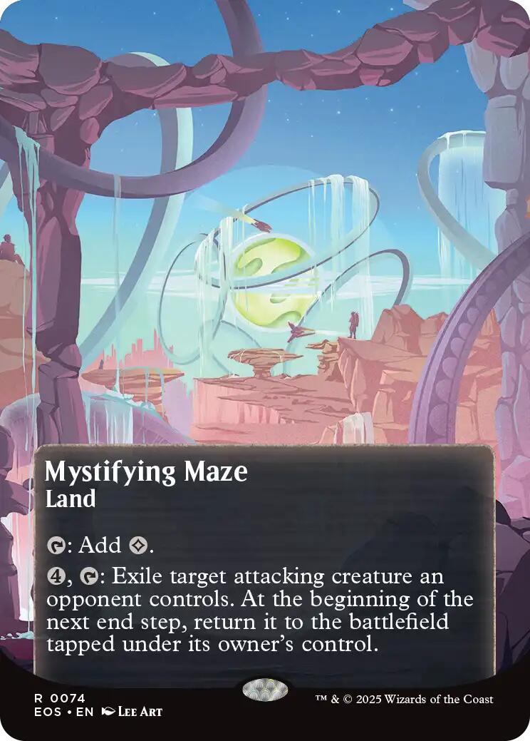 Mystifying Maze (0074) (Borderless) [Edge of Eternities: Stellar Sights] | Jomio and Rueliete's Cards and Comics