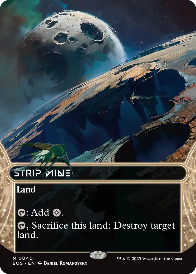 Strip Mine (0040) (Borderless) [Edge of Eternities: Stellar Sights] | Jomio and Rueliete's Cards and Comics