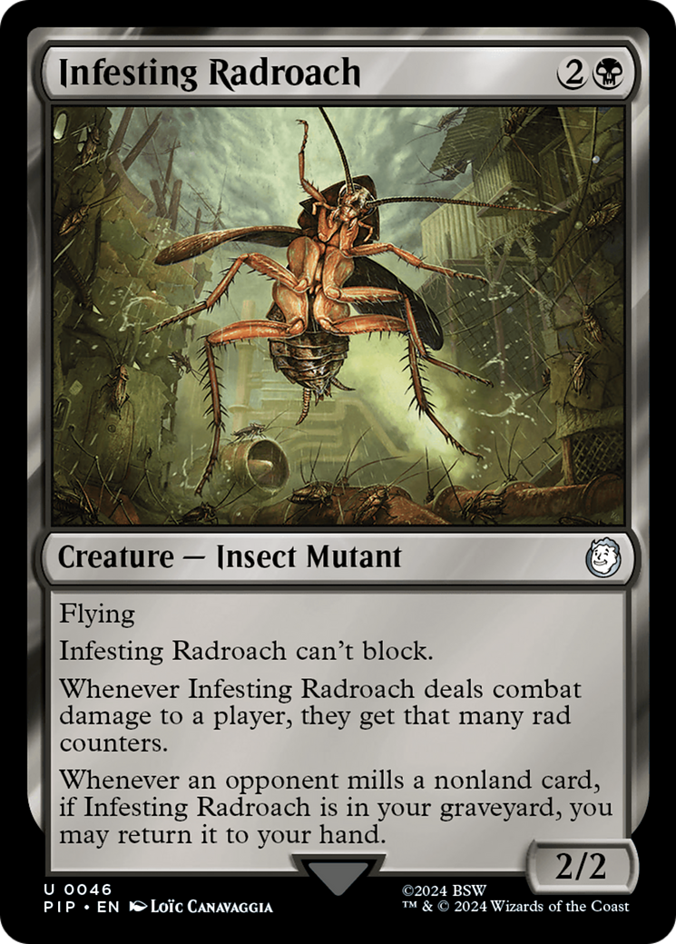 Infesting Radroach [Fallout] | Jomio and Rueliete's Cards and Comics