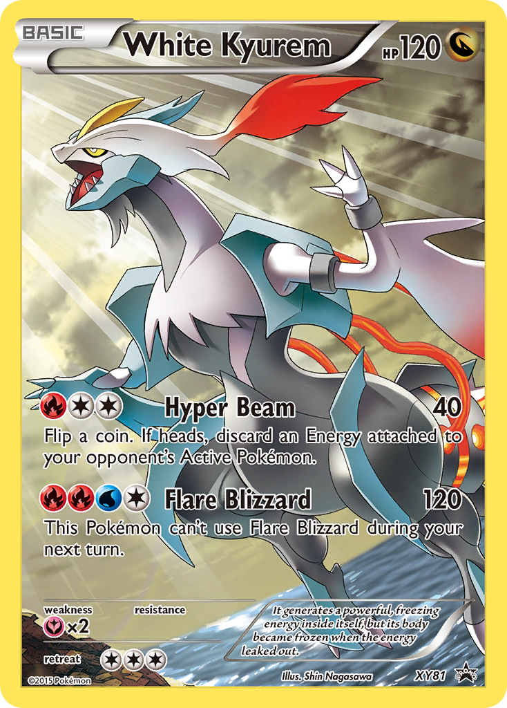 White Kyurem (XY81) (Full Art Promo) [XY: Black Star Promos] | Jomio and Rueliete's Cards and Comics