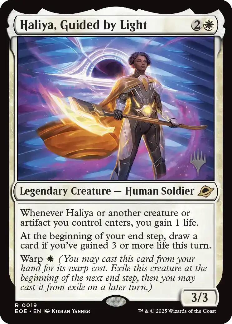 Haliya, Guided by Light (Promo Pack) [Edge of Eternities Promo Pack] | Jomio and Rueliete's Cards and Comics