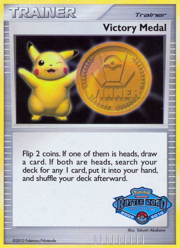Victory Medal (2009-2010) (Battle Road Spring) [League & Championship Cards] | Jomio and Rueliete's Cards and Comics