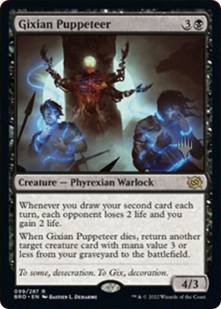 Gixian Puppeteer (Promo Pack) [The Brothers' War Promos] | Jomio and Rueliete's Cards and Comics