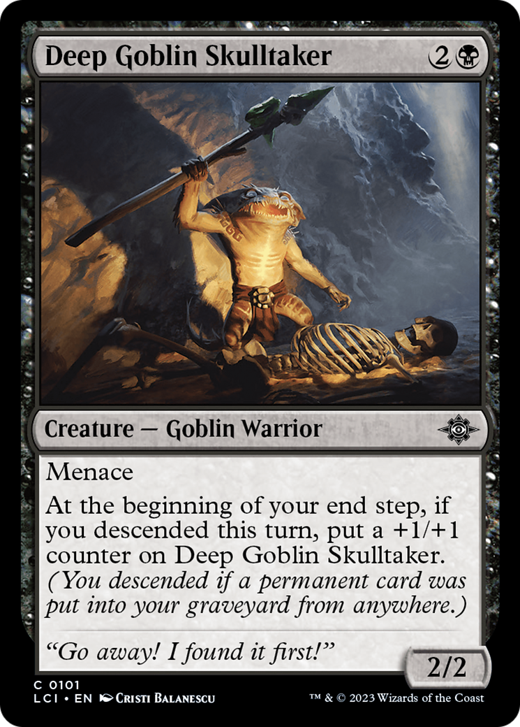 Deep Goblin Skulltaker [The Lost Caverns of Ixalan] | Jomio and Rueliete's Cards and Comics