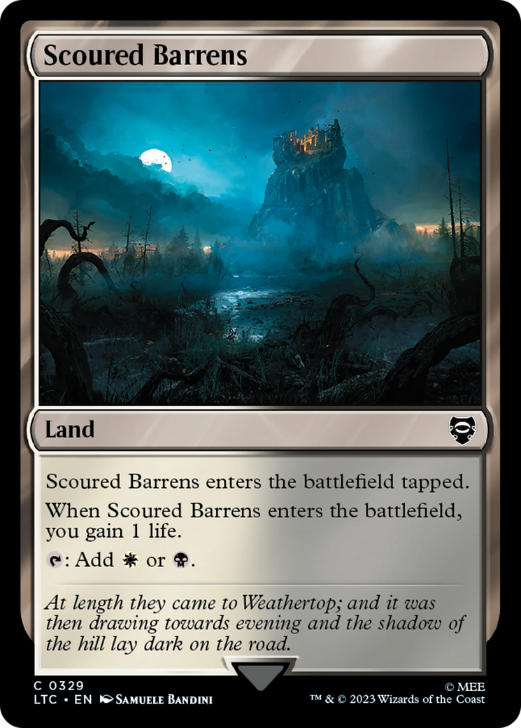 Scoured Barrens [The Lord of the Rings: Tales of Middle-Earth Commander] | Jomio and Rueliete's Cards and Comics