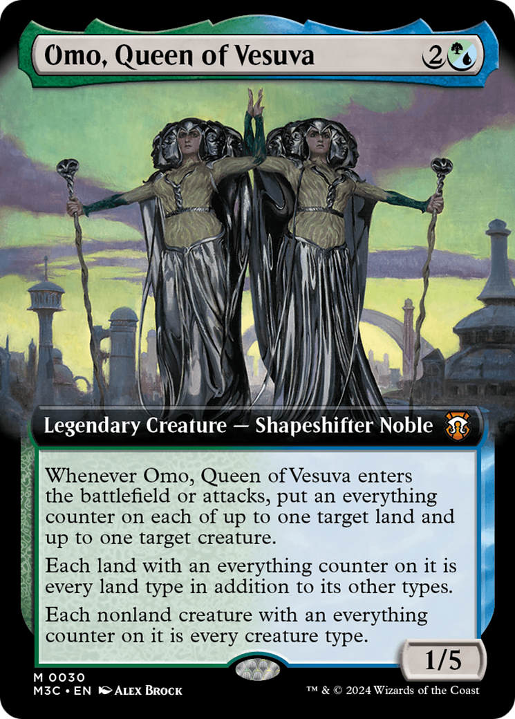 Omo, Queen of Vesuva (Extended Art) [Modern Horizons 3 Commander] | Jomio and Rueliete's Cards and Comics