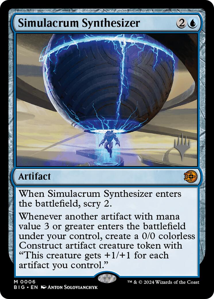 Simulacrum Synthesizer (Promo Pack) [Edge of Eternities Promo Pack] | Jomio and Rueliete's Cards and Comics