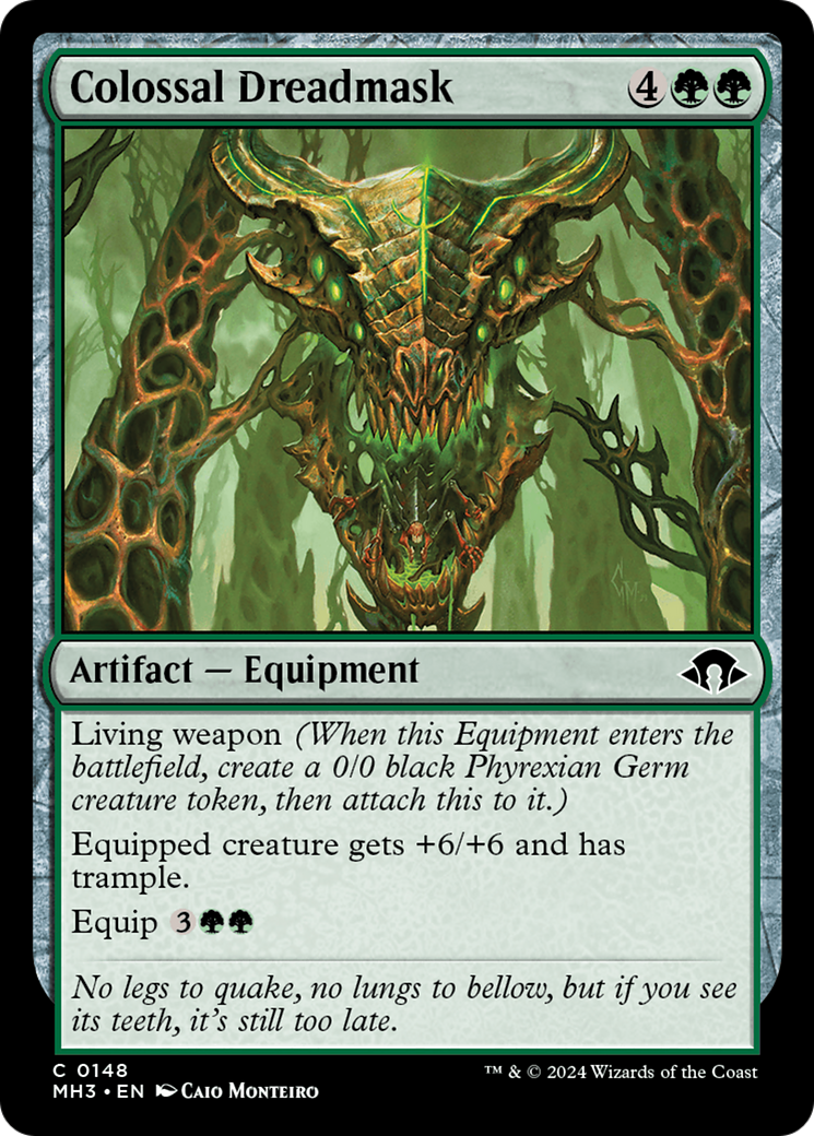 Colossal Dreadmask [Modern Horizons 3] | Jomio and Rueliete's Cards and Comics