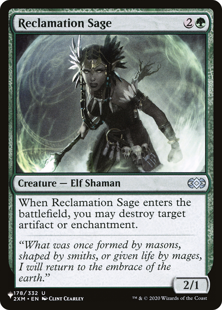 Reclamation Sage (2XM) [The List] | Jomio and Rueliete's Cards and Comics