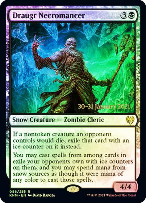Draugr Necromancer [Kaldheim Prerelease Promos] | Jomio and Rueliete's Cards and Comics