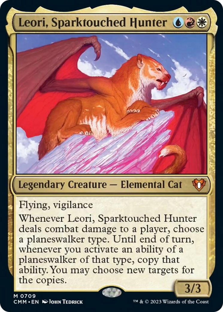 Leori, Sparktouched Hunter [Commander Masters] | Jomio and Rueliete's Cards and Comics