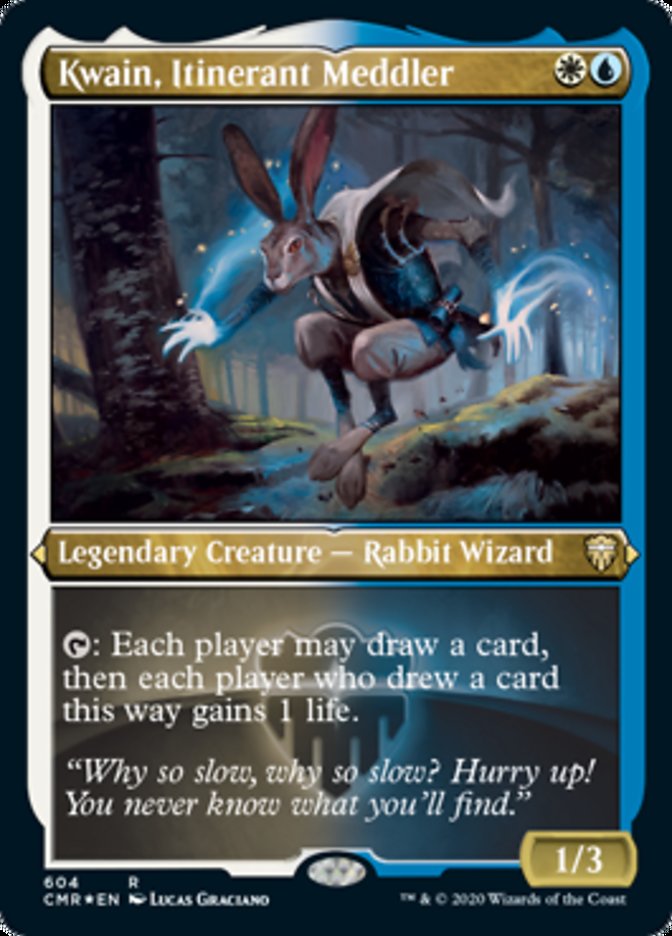 Kwain, Itinerant Meddler (Etched) [Commander Legends] | Jomio and Rueliete's Cards and Comics