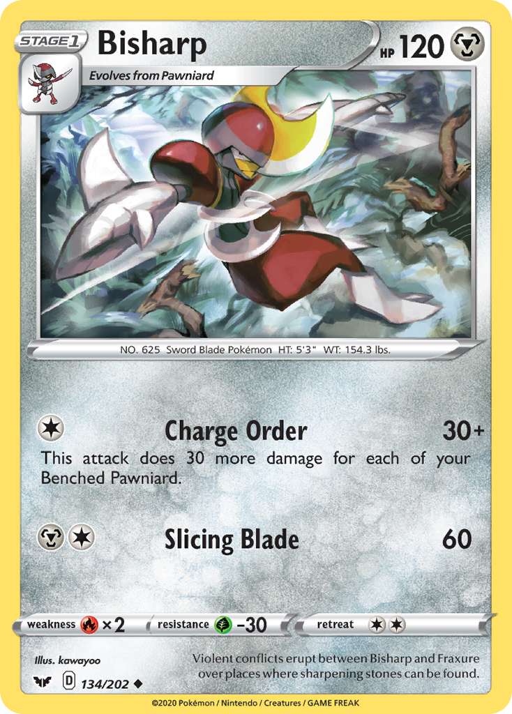 Bisharp (134/202) [Sword & Shield: Base Set] | Jomio and Rueliete's Cards and Comics