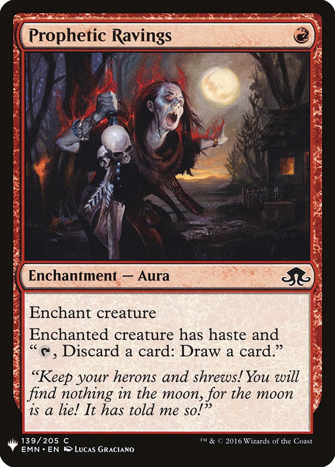 Prophetic Ravings [Mystery Booster] | Jomio and Rueliete's Cards and Comics