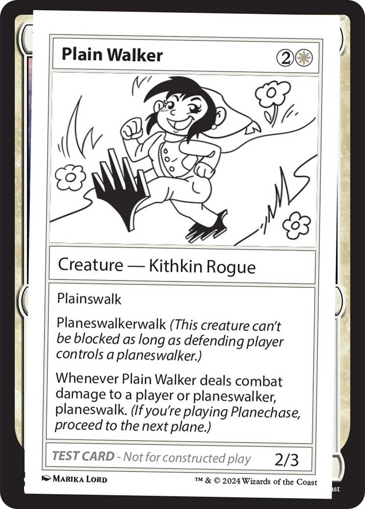 Plain Walker [Mystery Booster 2 Playtest Cards] | Jomio and Rueliete's Cards and Comics