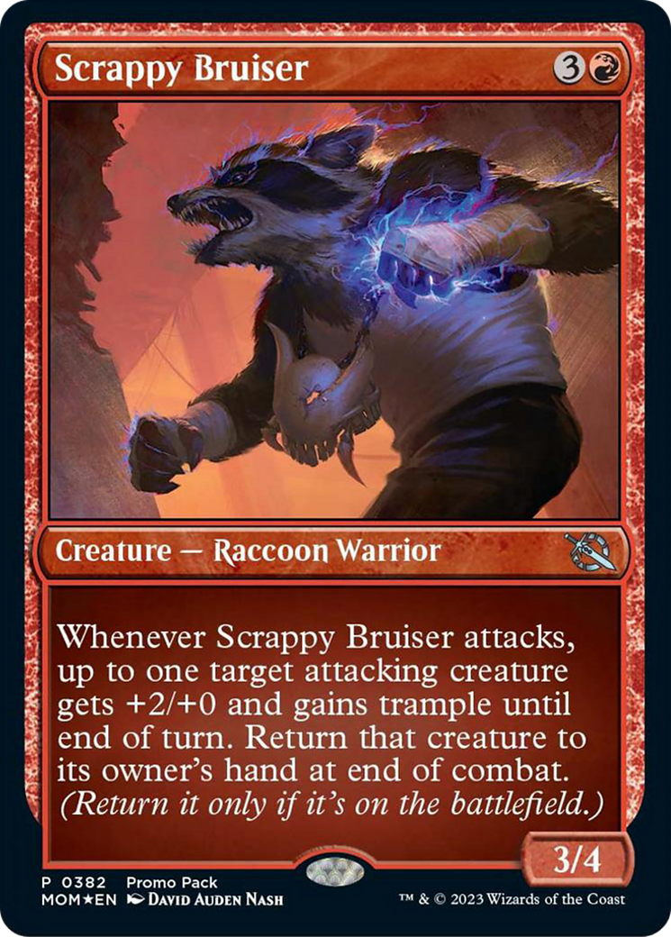 Scrappy Bruiser (Promo Pack) [March of the Machine Promos] | Jomio and Rueliete's Cards and Comics