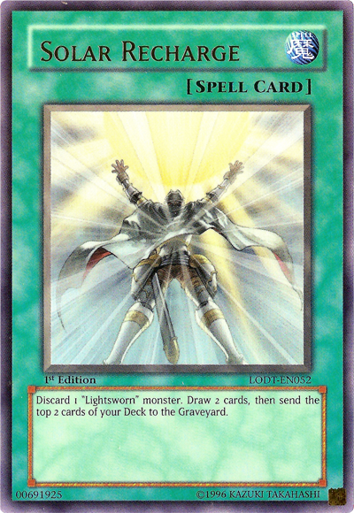 Solar Recharge [LODT-EN052] Ultra Rare | Jomio and Rueliete's Cards and Comics