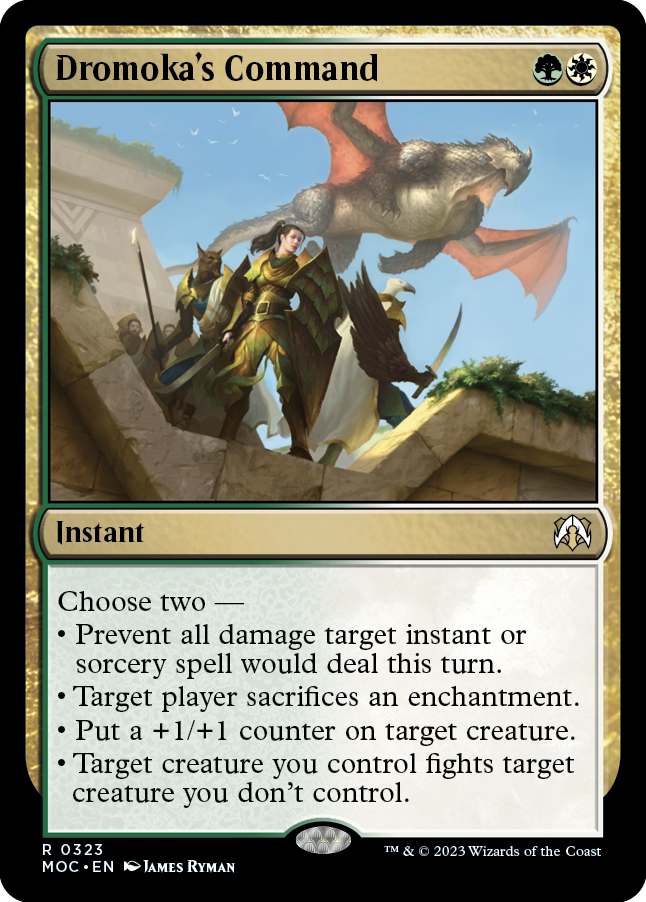 Dromoka's Command [March of the Machine Commander] | Jomio and Rueliete's Cards and Comics
