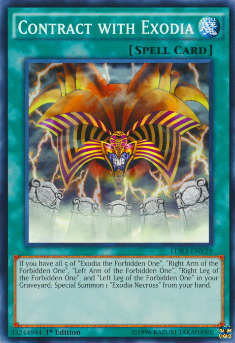 Contract with Exodia [LDK2-ENY29] Common | Jomio and Rueliete's Cards and Comics