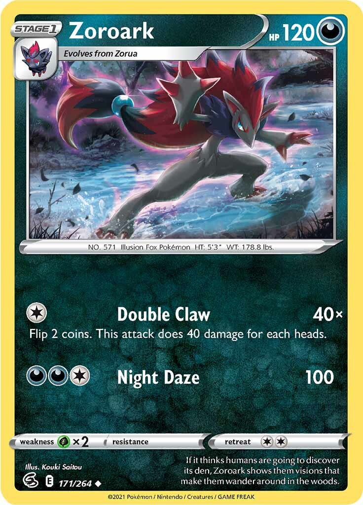 Zoroark (171/264) [Sword & Shield: Fusion Strike] | Jomio and Rueliete's Cards and Comics