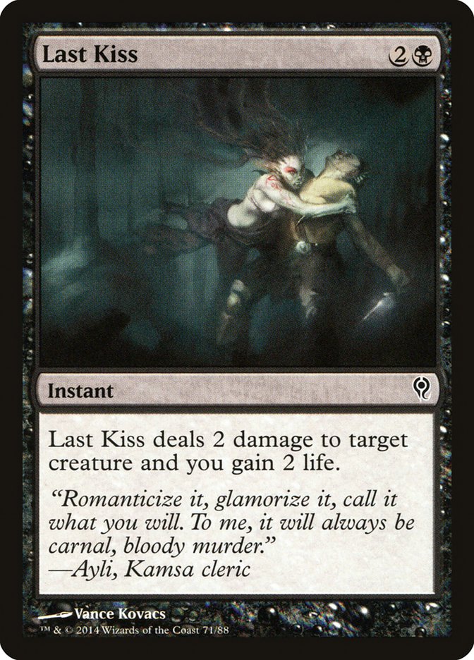 Last Kiss [Duel Decks: Jace vs. Vraska] | Jomio and Rueliete's Cards and Comics