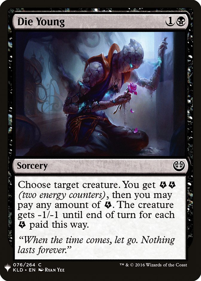 Die Young [Mystery Booster] | Jomio and Rueliete's Cards and Comics