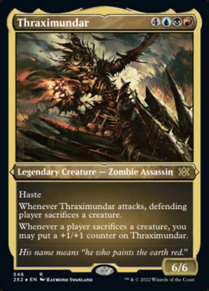 Thraximundar (Foil Etched) [Double Masters 2022] | Jomio and Rueliete's Cards and Comics