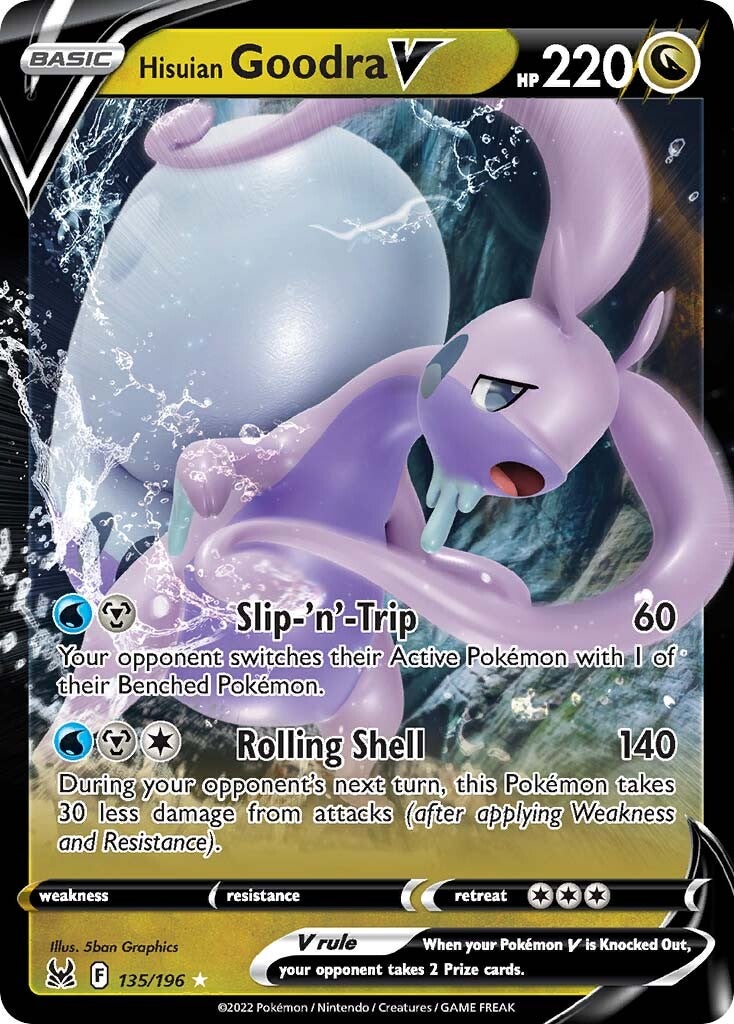 Hisuian Goodra V (135/196) [Sword & Shield: Lost Origin] | Jomio and Rueliete's Cards and Comics