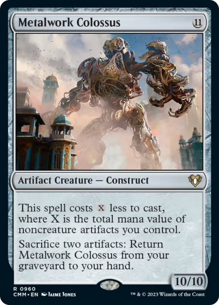 Metalwork Colossus [Commander Masters] | Jomio and Rueliete's Cards and Comics