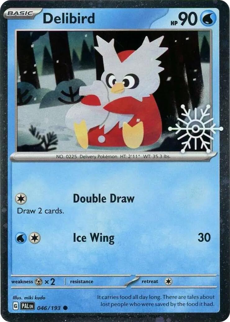 Delibird (046/193) (Holiday Calendar) [Miscellaneous Cards] | Jomio and Rueliete's Cards and Comics