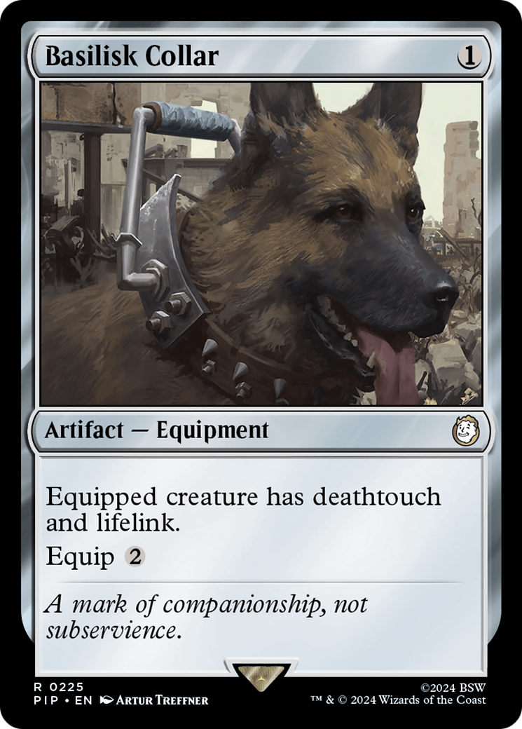 Basilisk Collar [Fallout] | Jomio and Rueliete's Cards and Comics