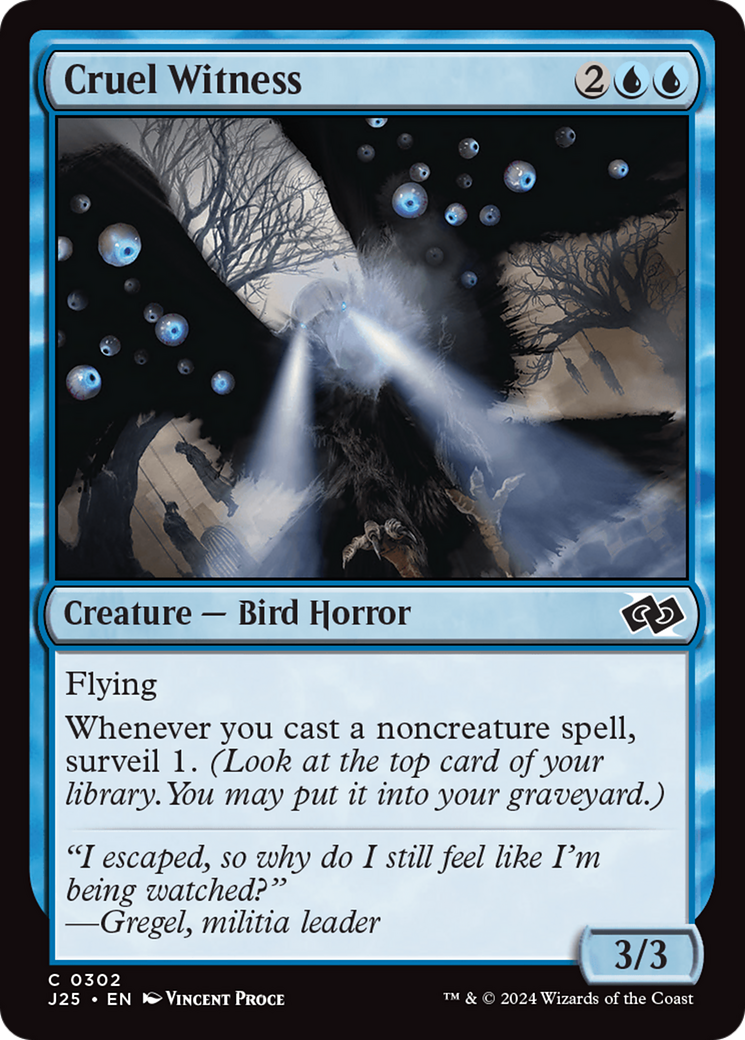 Cruel Witness [Foundations Jumpstart] | Jomio and Rueliete's Cards and Comics