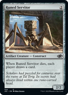 Runed Servitor [Jumpstart 2022] | Jomio and Rueliete's Cards and Comics