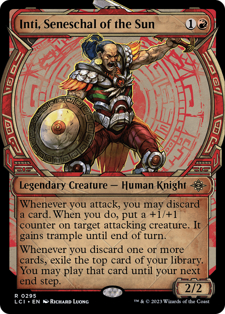 Inti, Seneschal of the Sun (Showcase) [The Lost Caverns of Ixalan] | Jomio and Rueliete's Cards and Comics