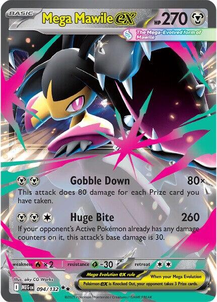 Mega Mawile ex (094/132) [Mega Evolution: Base Set] | Jomio and Rueliete's Cards and Comics