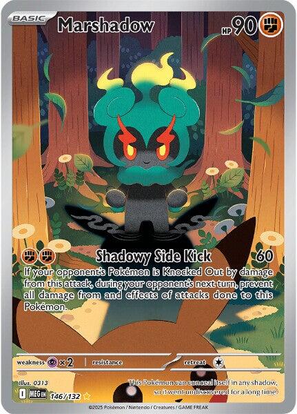 Marshadow (146/132) [Mega Evolution: Base Set] | Jomio and Rueliete's Cards and Comics