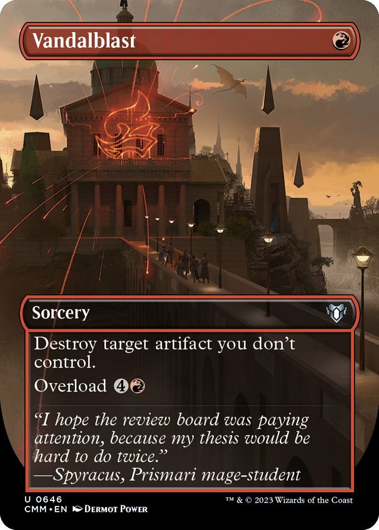 Vandalblast (Borderless Alternate Art) [Commander Masters] | Jomio and Rueliete's Cards and Comics
