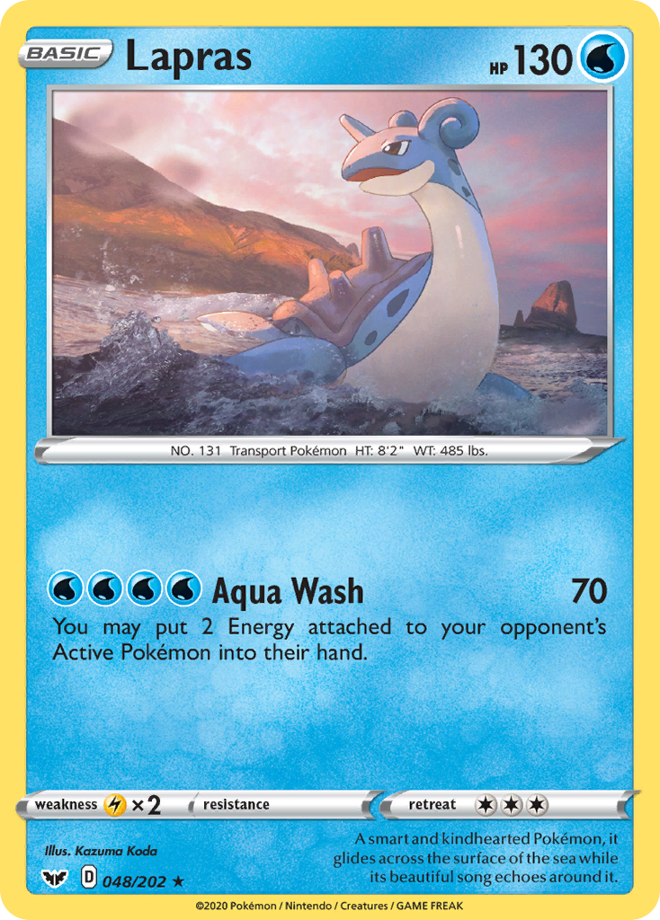 Lapras (048/202) [Sword & Shield: Base Set] | Jomio and Rueliete's Cards and Comics