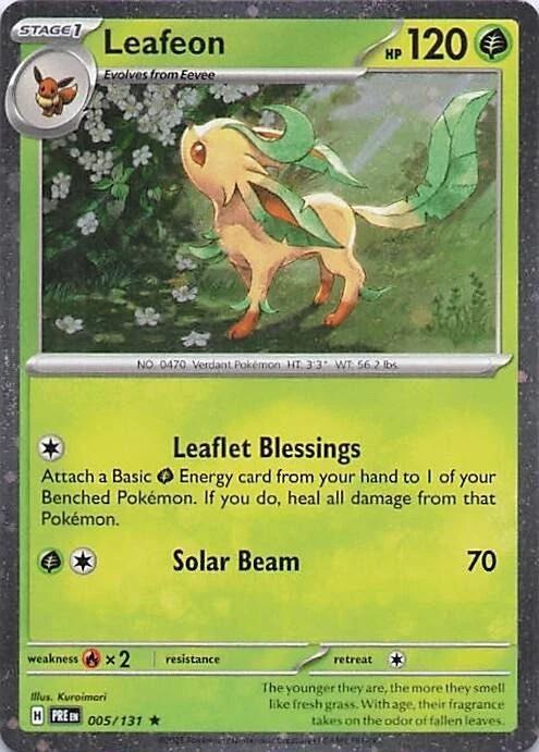 Leafeon (005/131) (Cosmos Holo) [Miscellaneous Cards] | Jomio and Rueliete's Cards and Comics